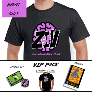 Zombie Walk VIP T-shirt Pack